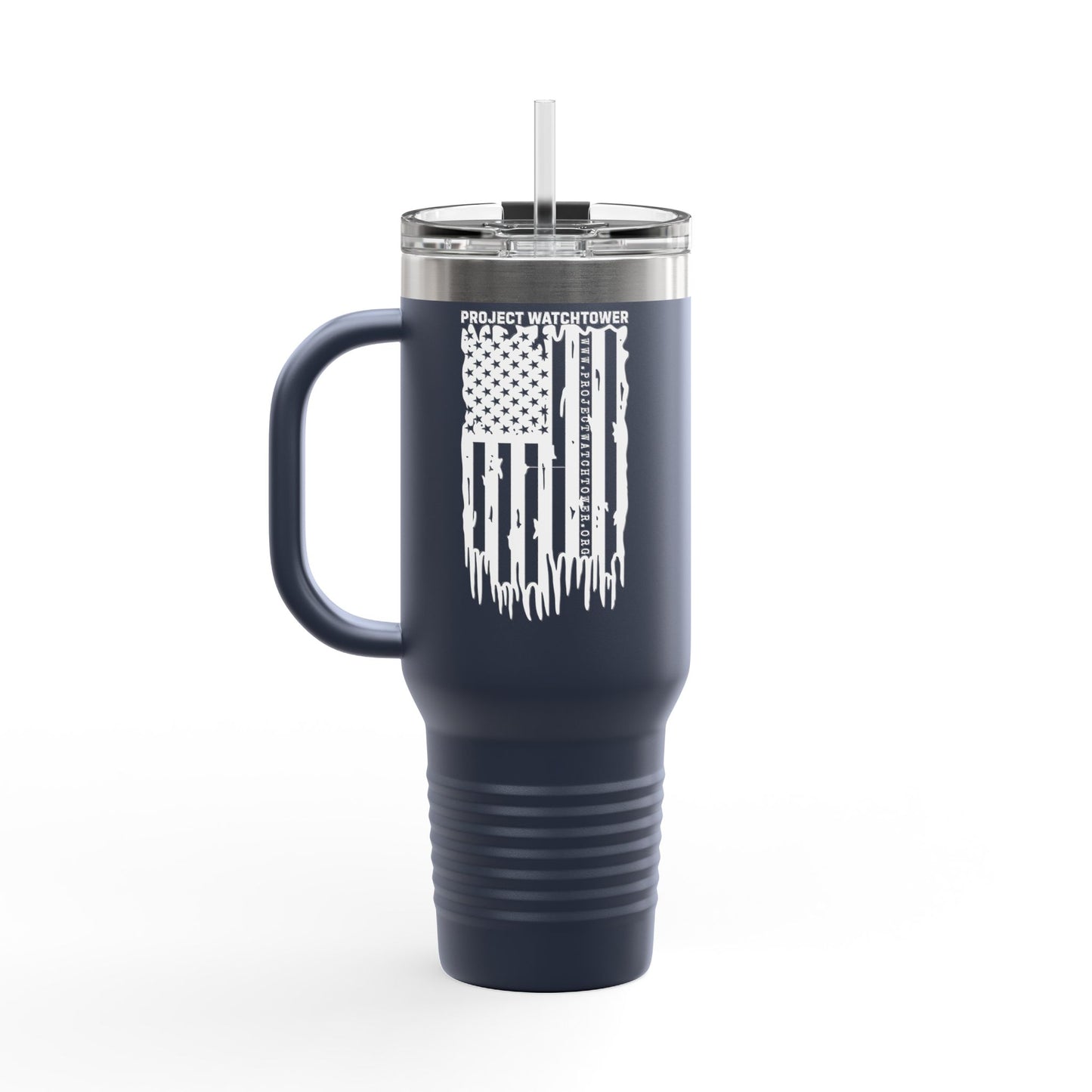 40oz Insulated Project Watchtower Launch Collection Travel Mug - Perfect Gift for Thirsty Veteran Supporters