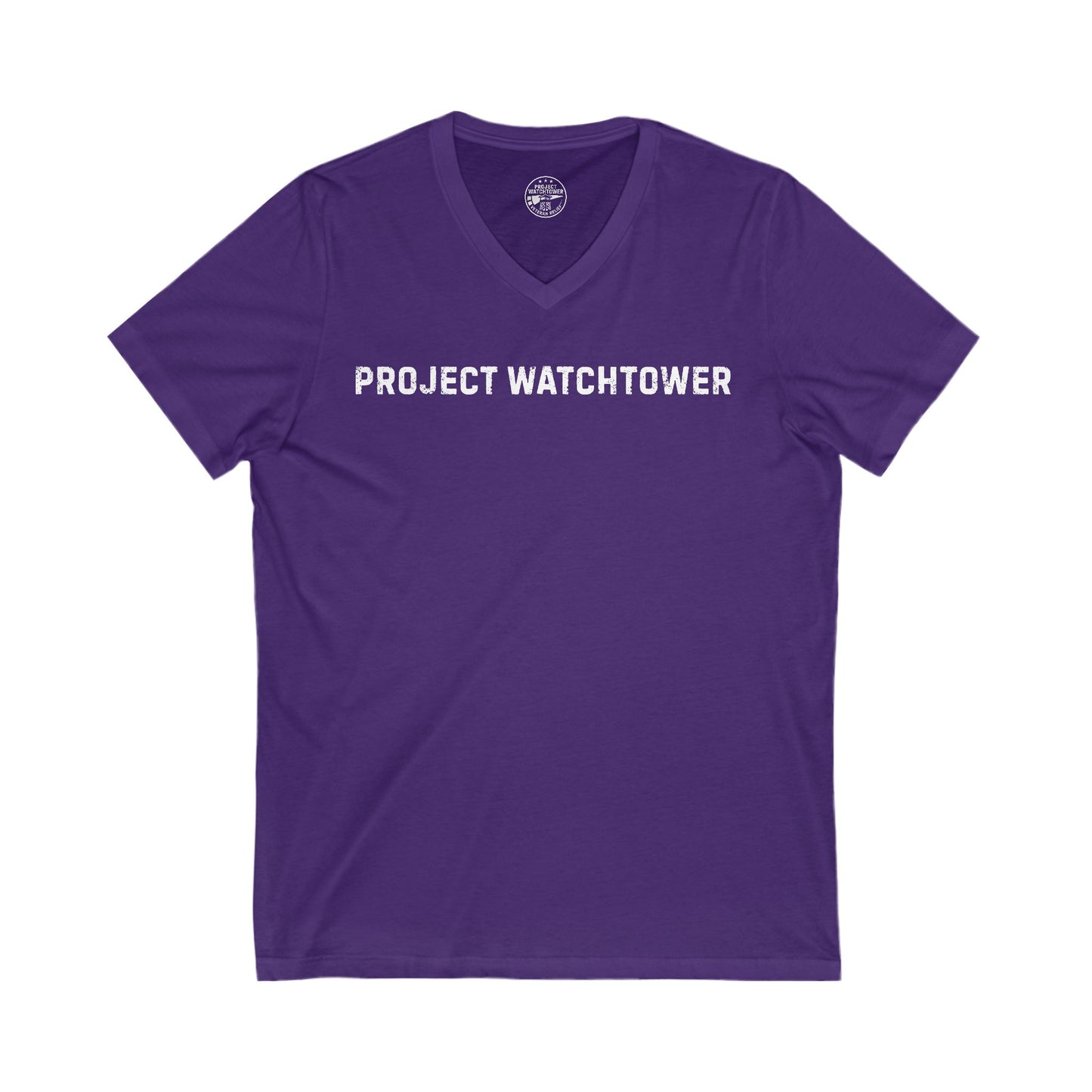 Project Watchtower: Launch Collection V-Neck Tee - Gear up with a purpose!