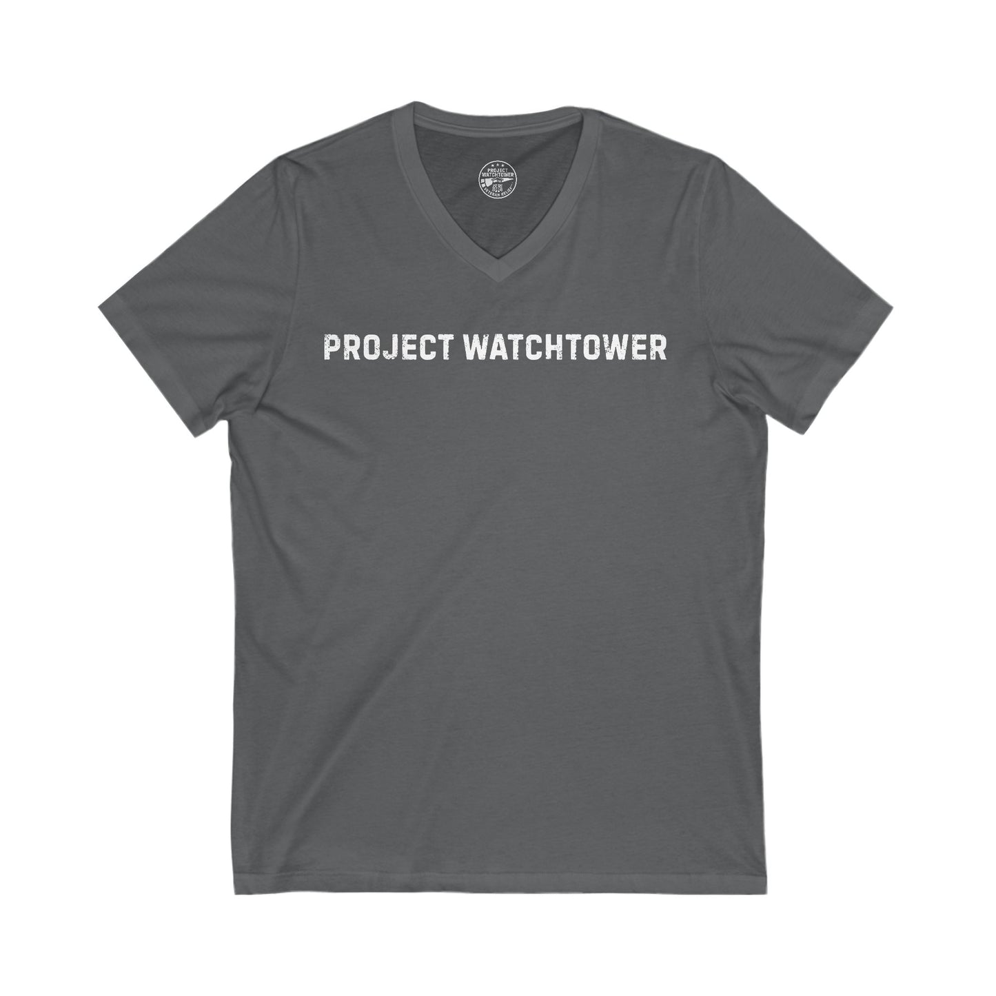 Project Watchtower: Launch Collection V-Neck Tee - Gear up with a purpose!