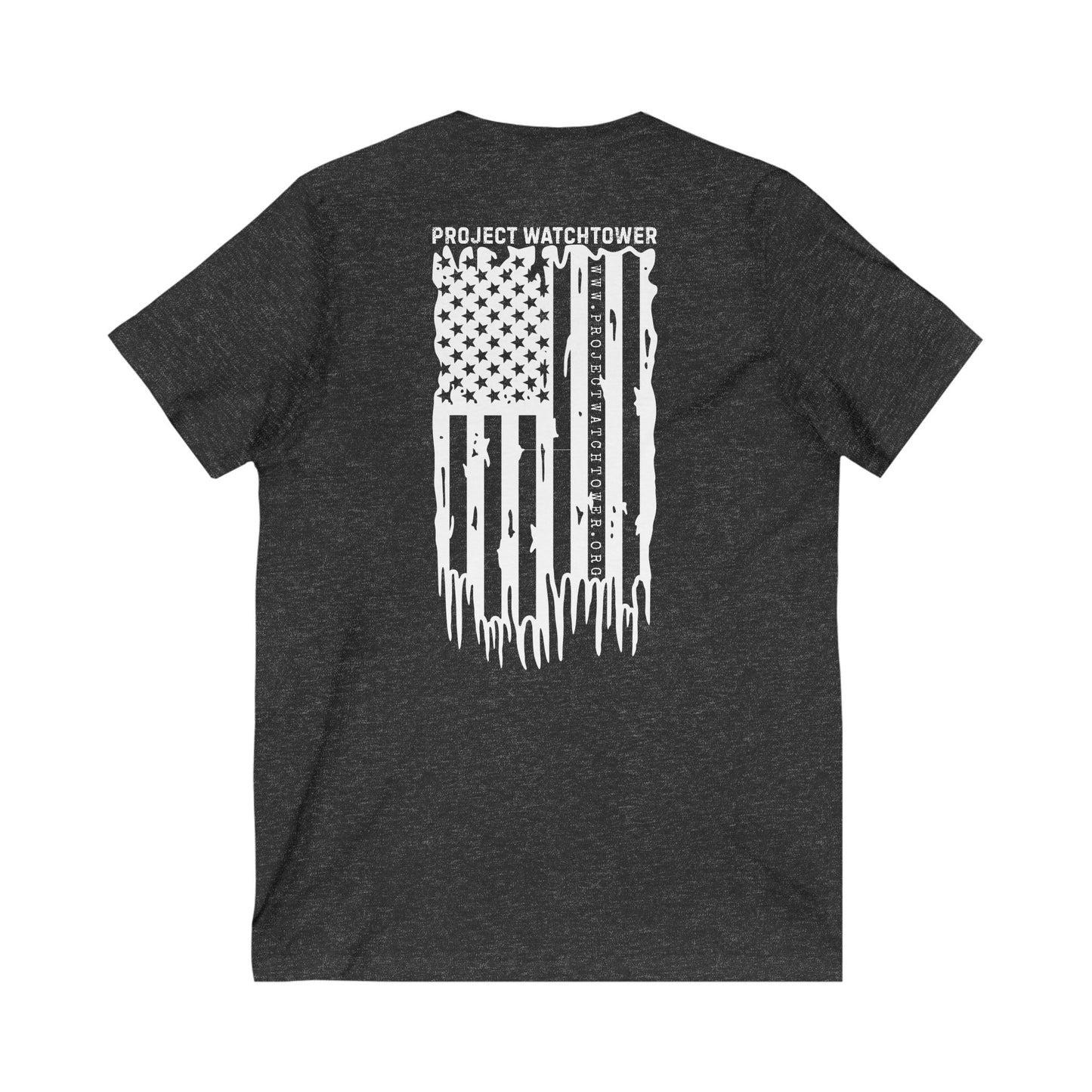 Project Watchtower: Launch Collection V-Neck Tee - Gear up with a purpose!