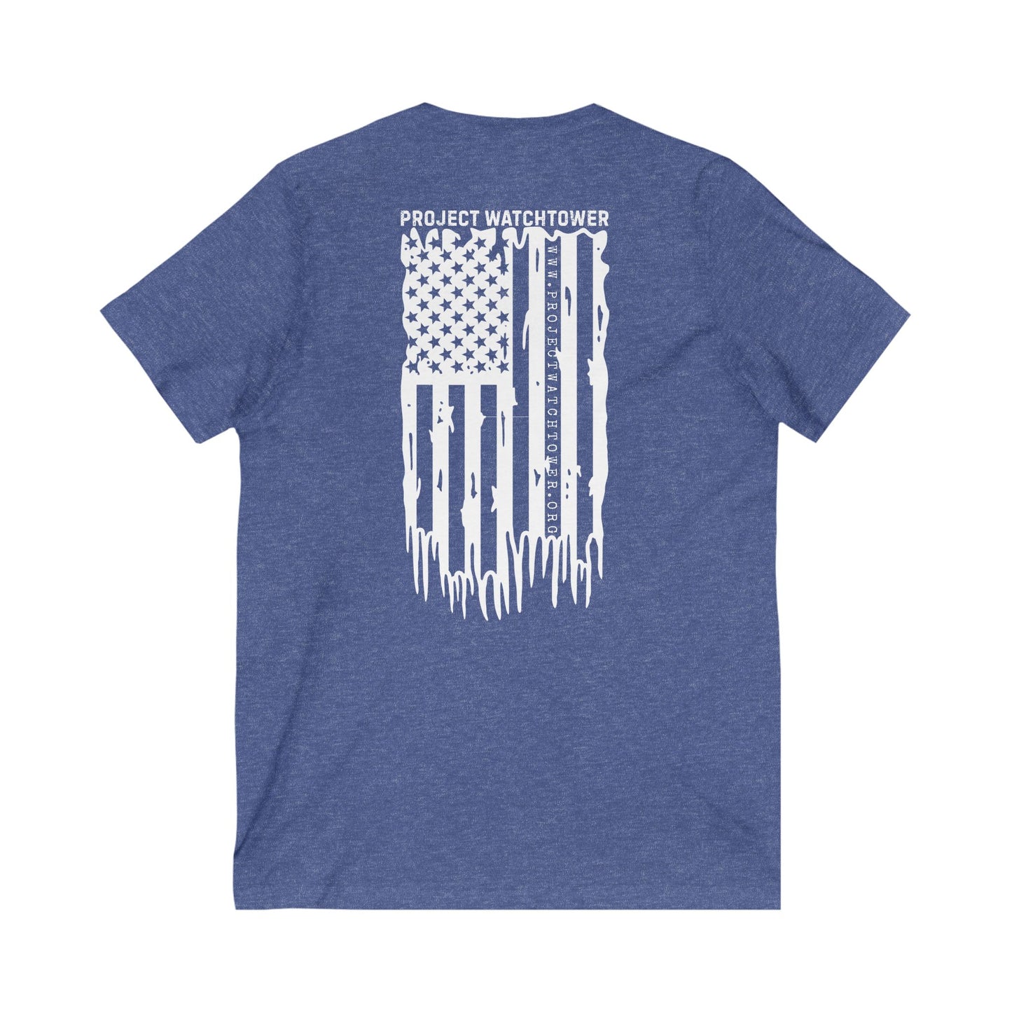 Project Watchtower: Launch Collection V-Neck Tee - Gear up with a purpose!