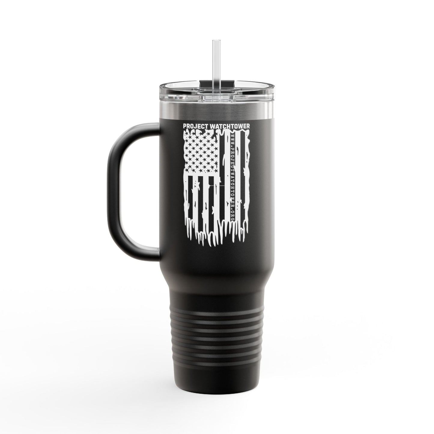 40oz Insulated Project Watchtower Launch Collection Travel Mug - Perfect Gift for Thirsty Veteran Supporters