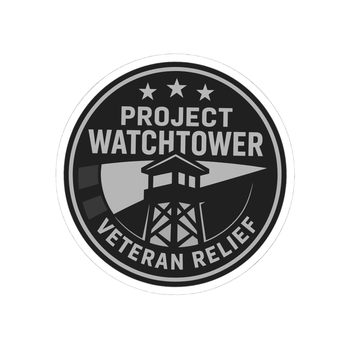Project Watchtower: Launch Collection Veteran Relief Stickers | Military Tribute Adhesive Decor, Statement Laptop Stickers, Veteran Support