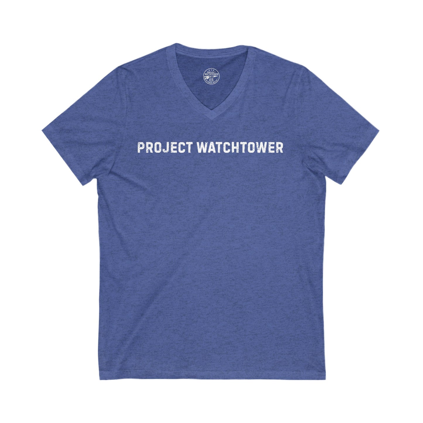 Project Watchtower: Launch Collection V-Neck Tee - Gear up with a purpose!