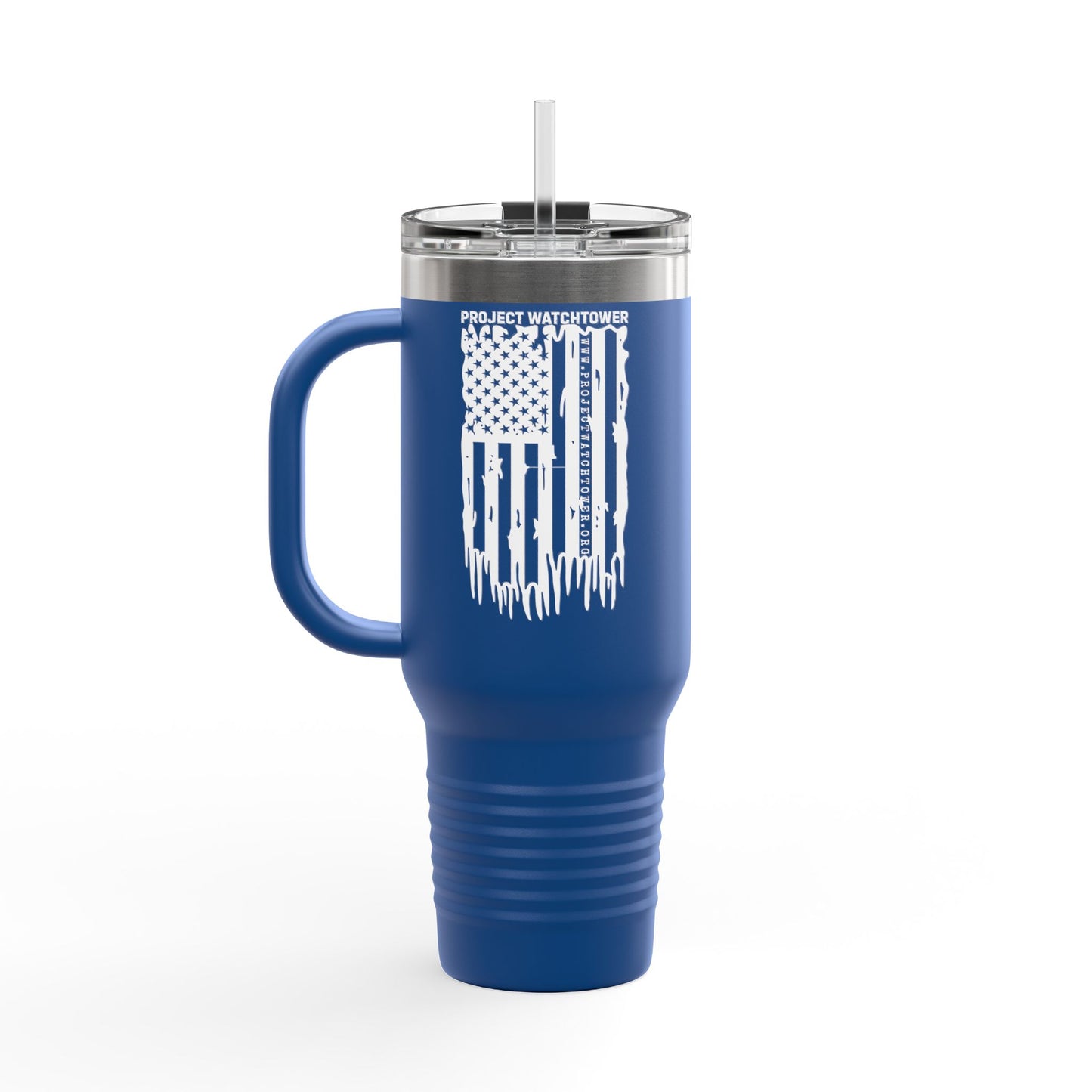 40oz Insulated Project Watchtower Launch Collection Travel Mug - Perfect Gift for Thirsty Veteran Supporters