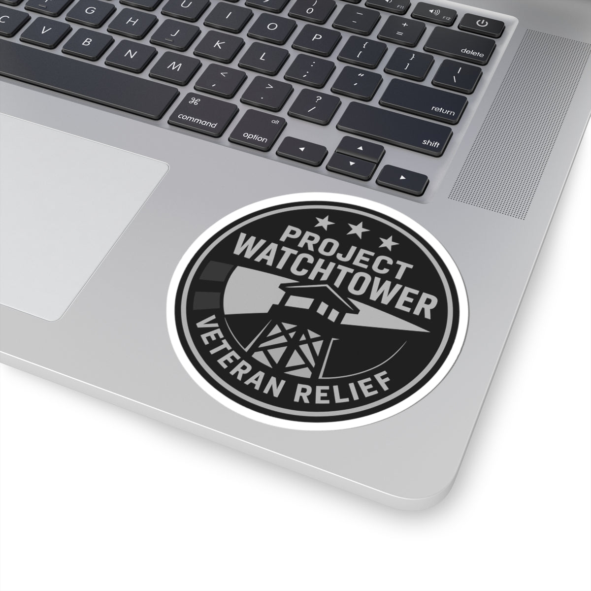 Project Watchtower: Launch Collection Veteran Relief Stickers | Military Tribute Adhesive Decor, Statement Laptop Stickers, Veteran Support