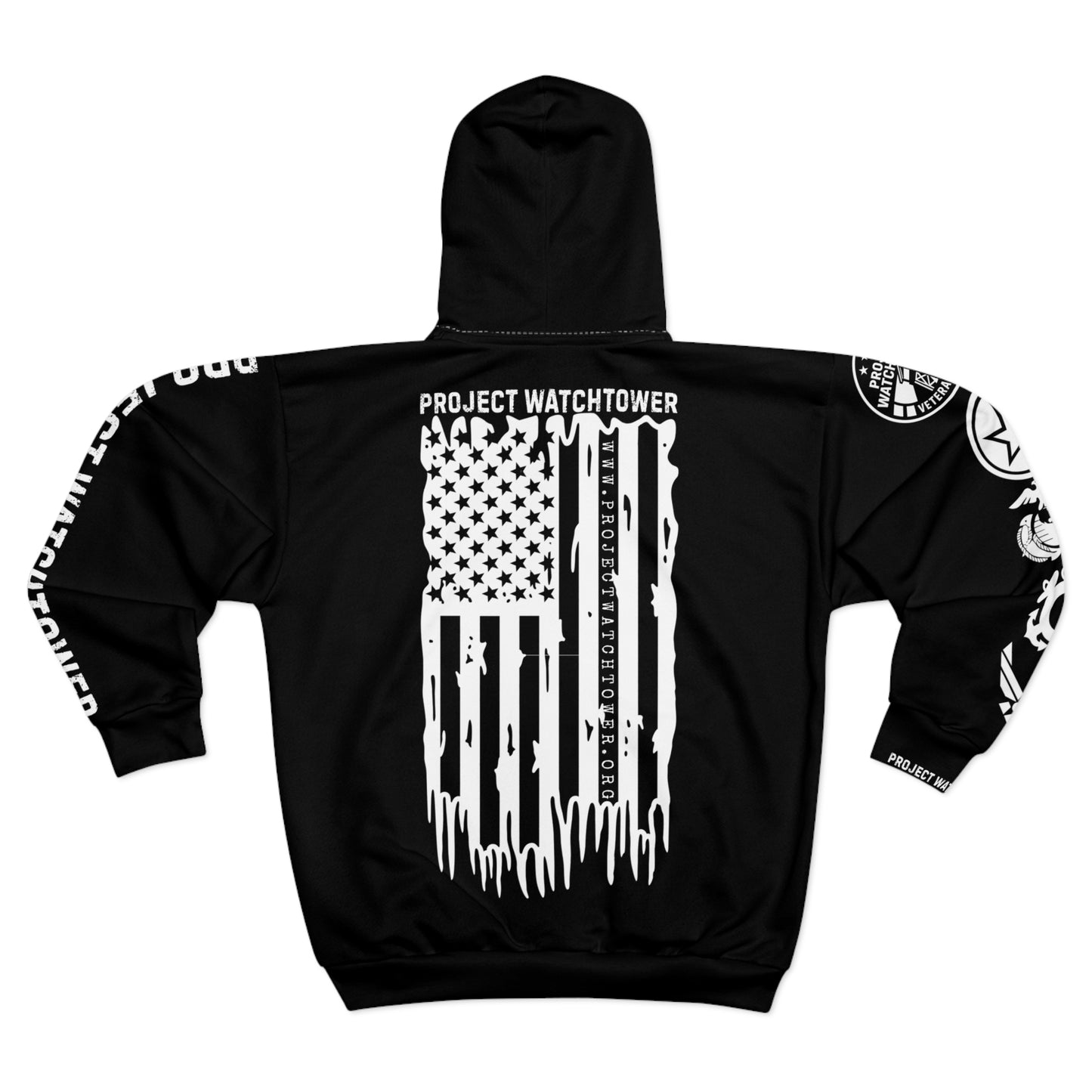 Premium Unisex Zip Hoodie - Project Watchtower, Launch Collection