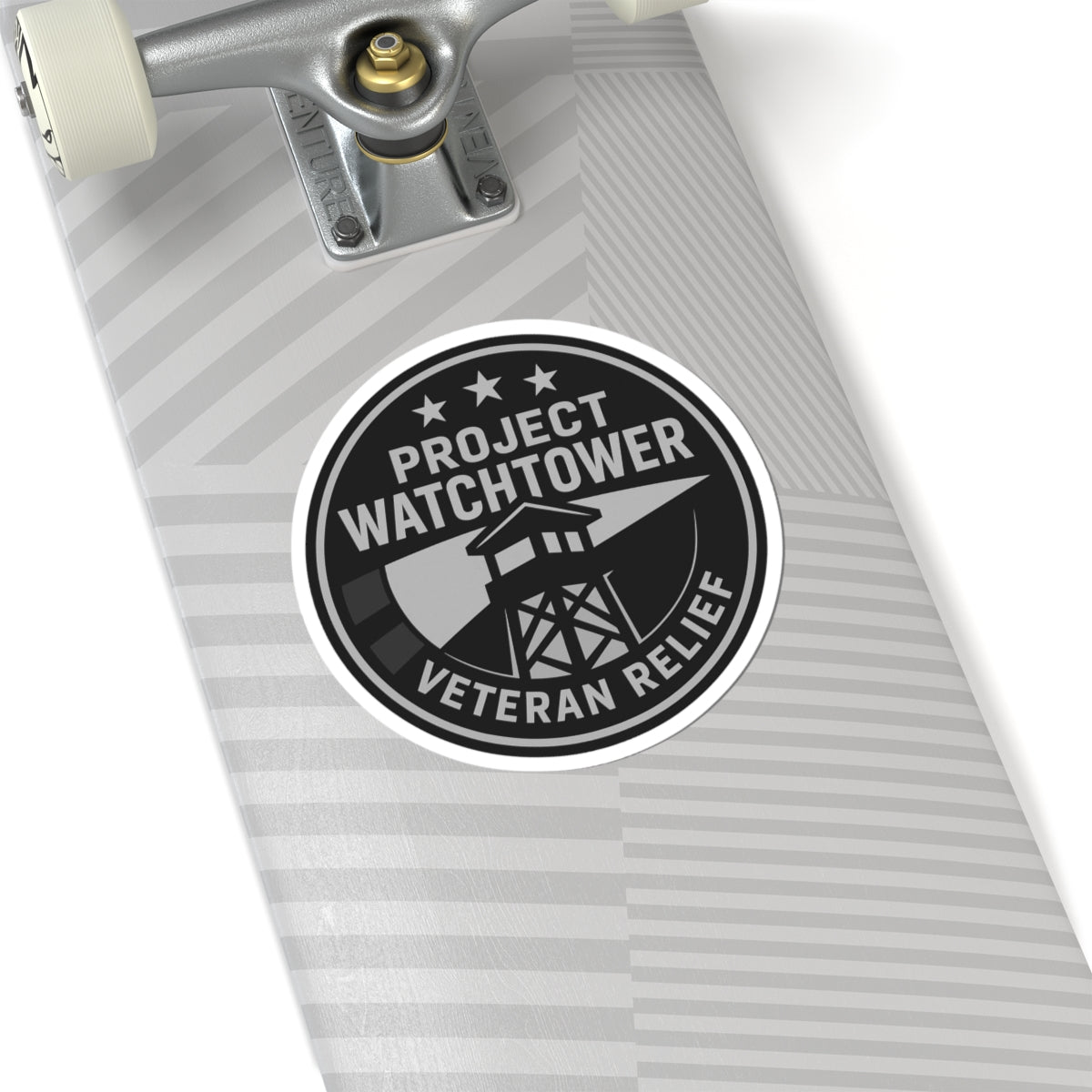 Project Watchtower: Launch Collection Veteran Relief Stickers | Military Tribute Adhesive Decor, Statement Laptop Stickers, Veteran Support