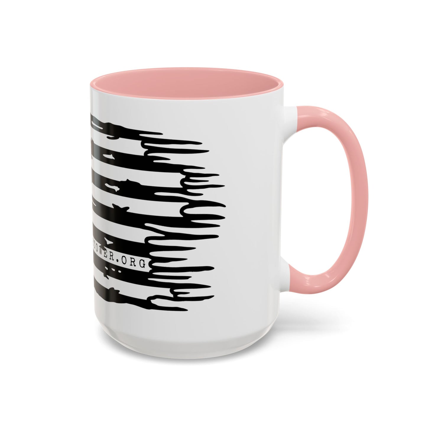 USA Flag Accent Coffee Mug | Patriotic Gift, Black Handle Mug, Home Décor, Ideal for Fourth of July, Coffee Lovers, Unique Design