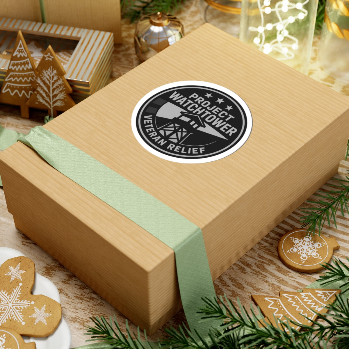 Project Watchtower: Launch Collection Veteran Relief Stickers | Military Tribute Adhesive Decor, Statement Laptop Stickers, Veteran Support