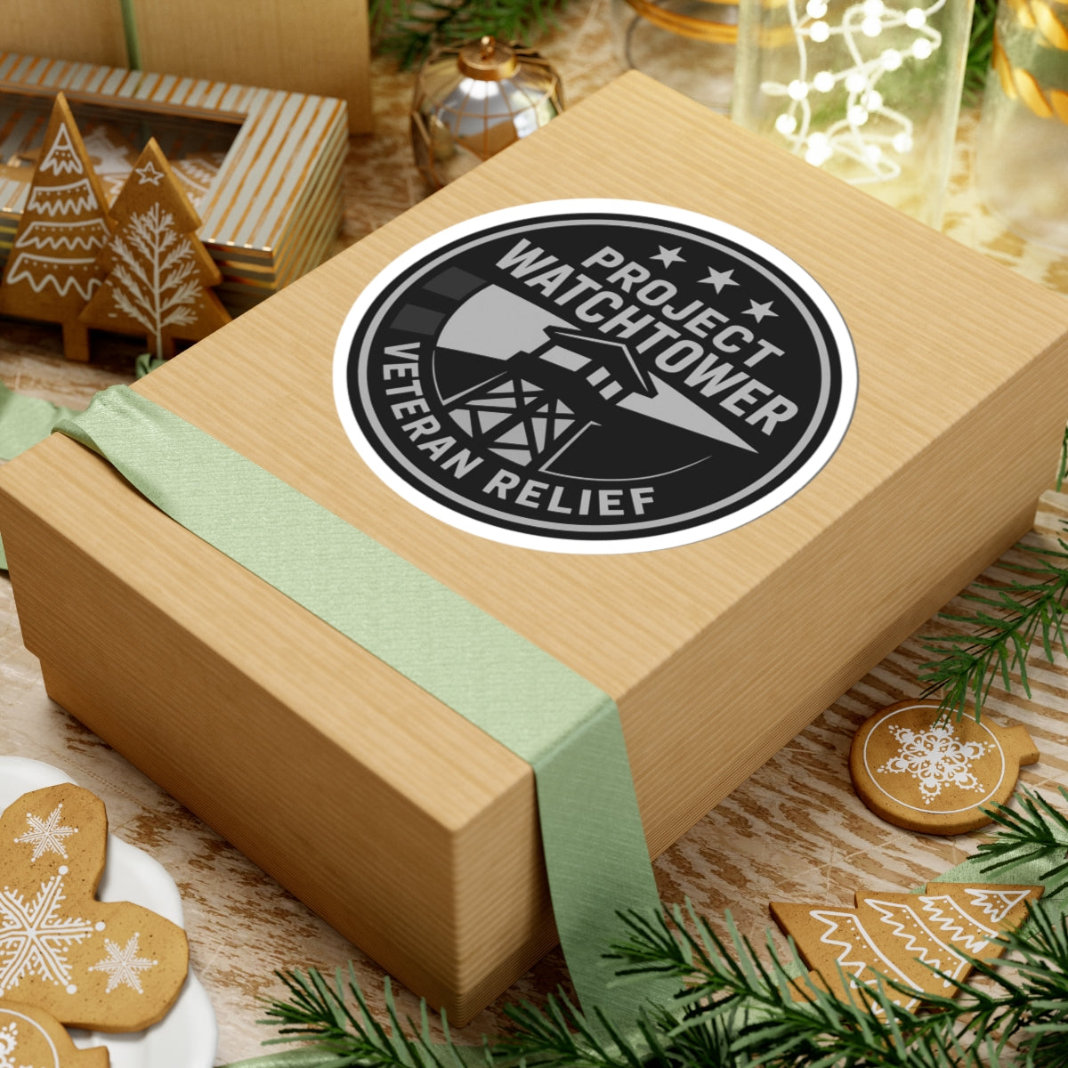 Project Watchtower: Launch Collection Veteran Relief Stickers | Military Tribute Adhesive Decor, Statement Laptop Stickers, Veteran Support