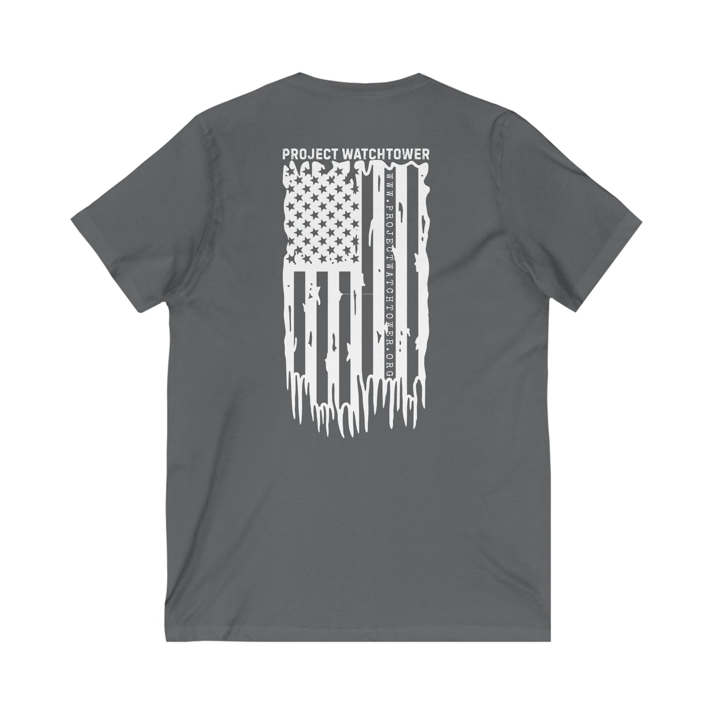 Project Watchtower: Launch Collection V-Neck Tee - Gear up with a purpose!