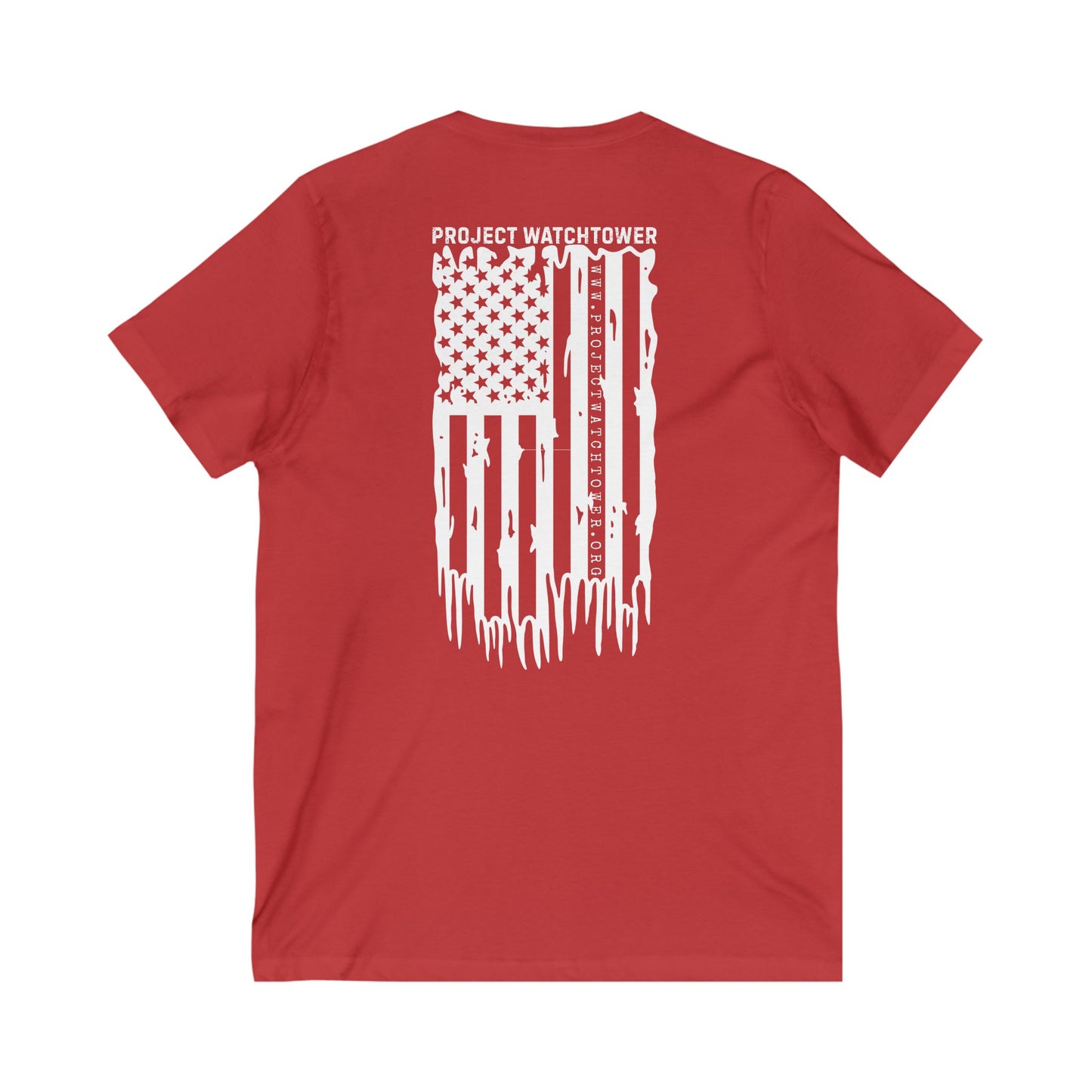 Project Watchtower: Launch Collection V-Neck Tee - Gear up with a purpose!