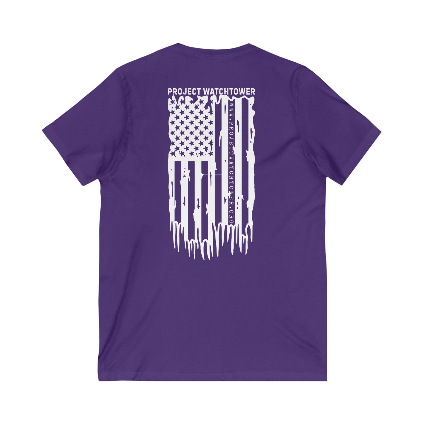 Project Watchtower: Launch Collection V-Neck Tee - Gear up with a purpose!