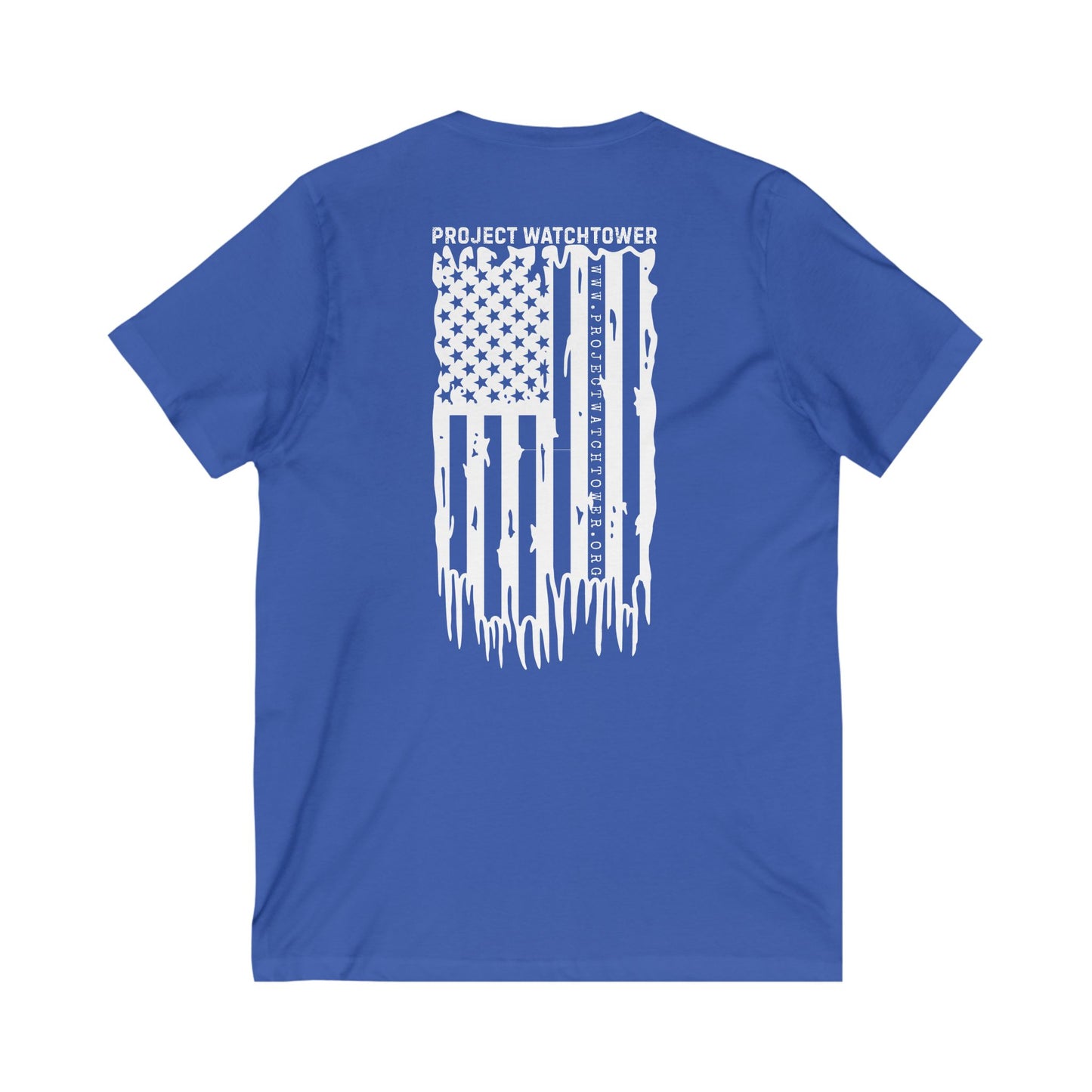 Project Watchtower: Launch Collection V-Neck Tee - Gear up with a purpose!