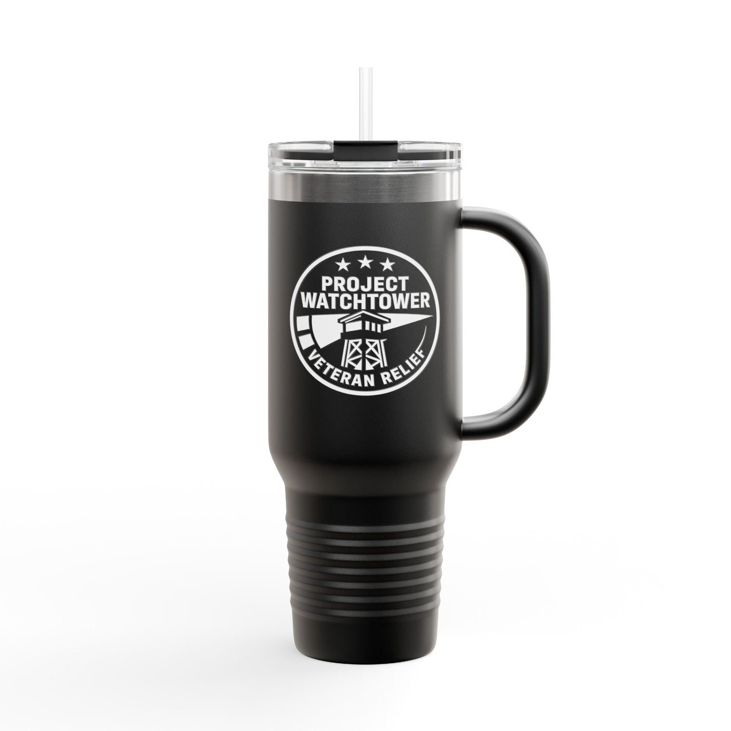40oz Insulated Project Watchtower Launch Collection Travel Mug - Perfect Gift for Thirsty Veteran Supporters