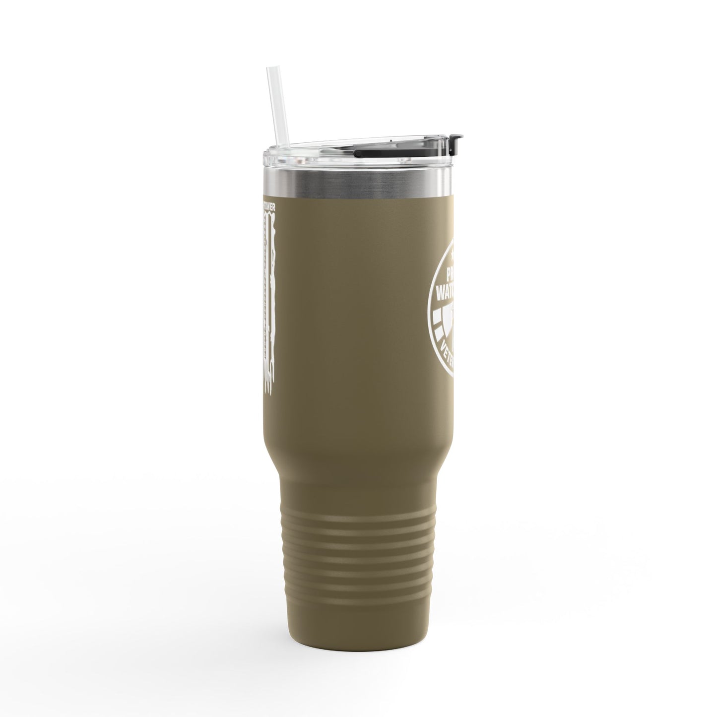 40oz Insulated Project Watchtower Launch Collection Travel Mug - Perfect Gift for Thirsty Veteran Supporters