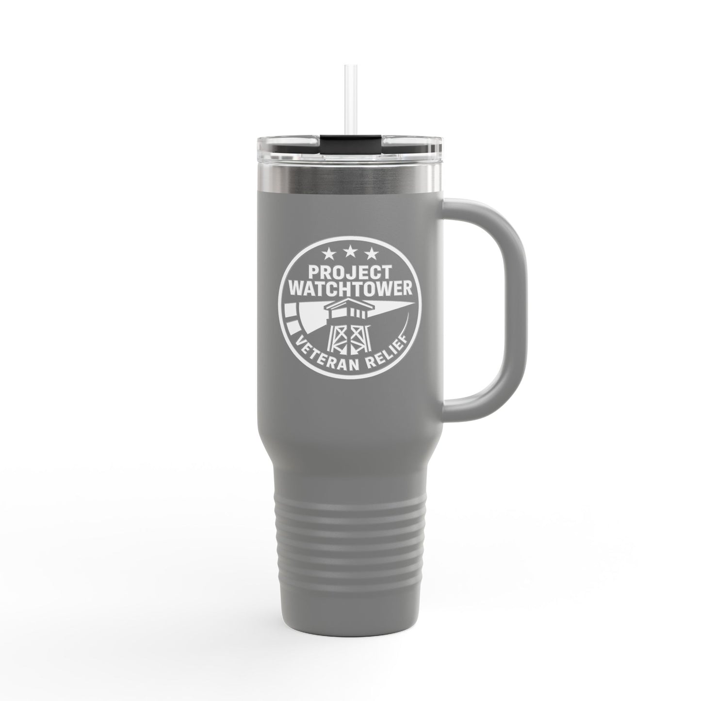 40oz Insulated Project Watchtower Launch Collection Travel Mug - Perfect Gift for Thirsty Veteran Supporters