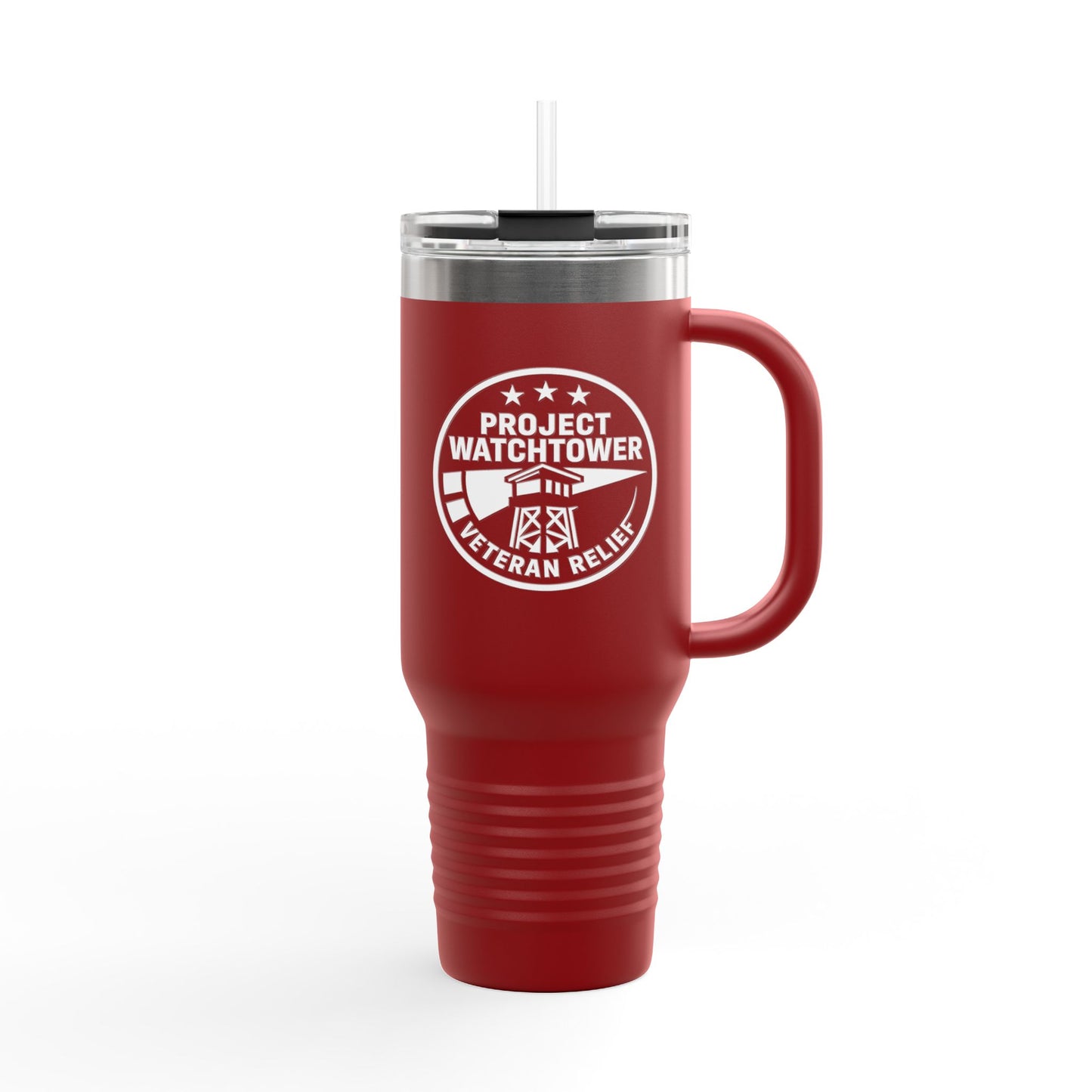40oz Insulated Project Watchtower Launch Collection Travel Mug - Perfect Gift for Thirsty Veteran Supporters